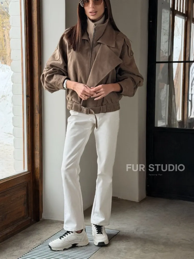 Куртка - бомбер весенняя оверсайз