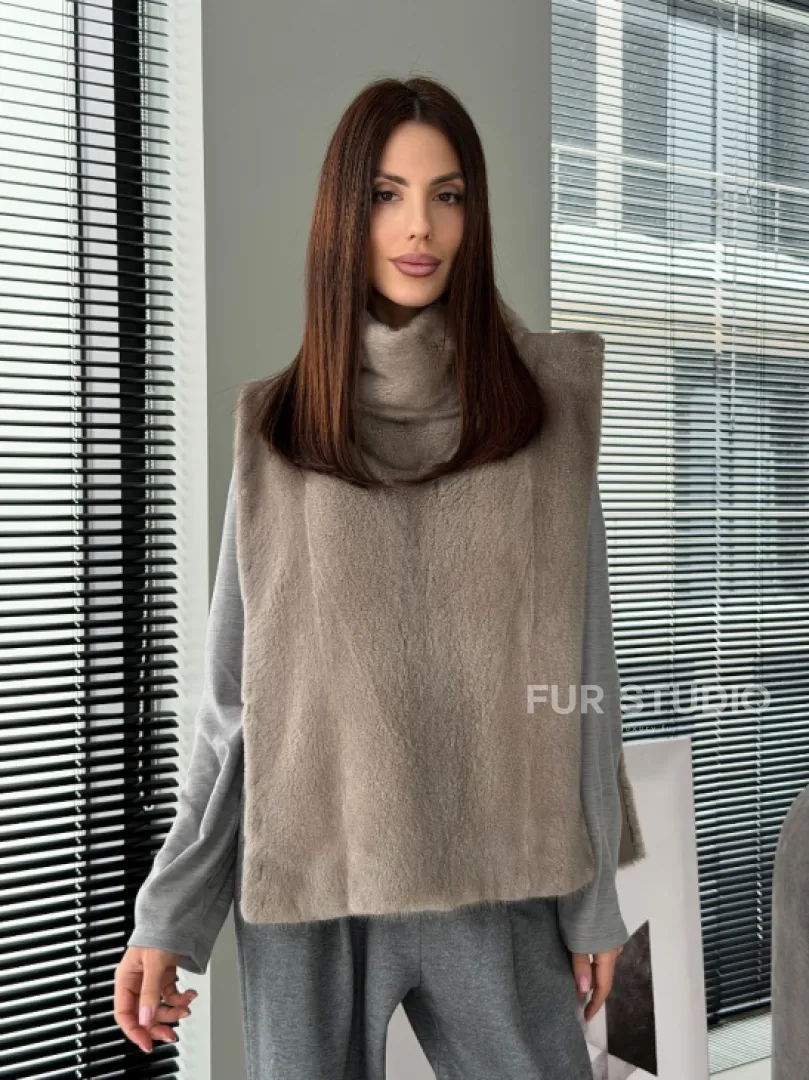 Норковая манишка «весна 2026» - фото 8