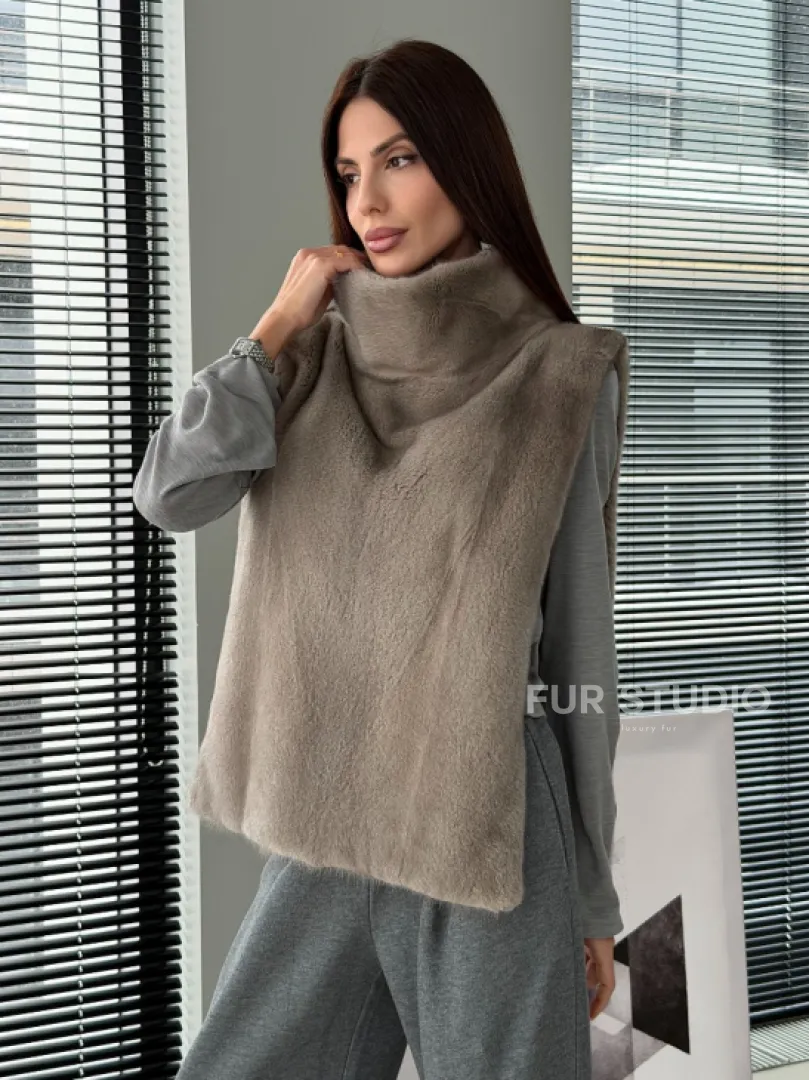 Норковая манишка «весна 2026» - фото 0