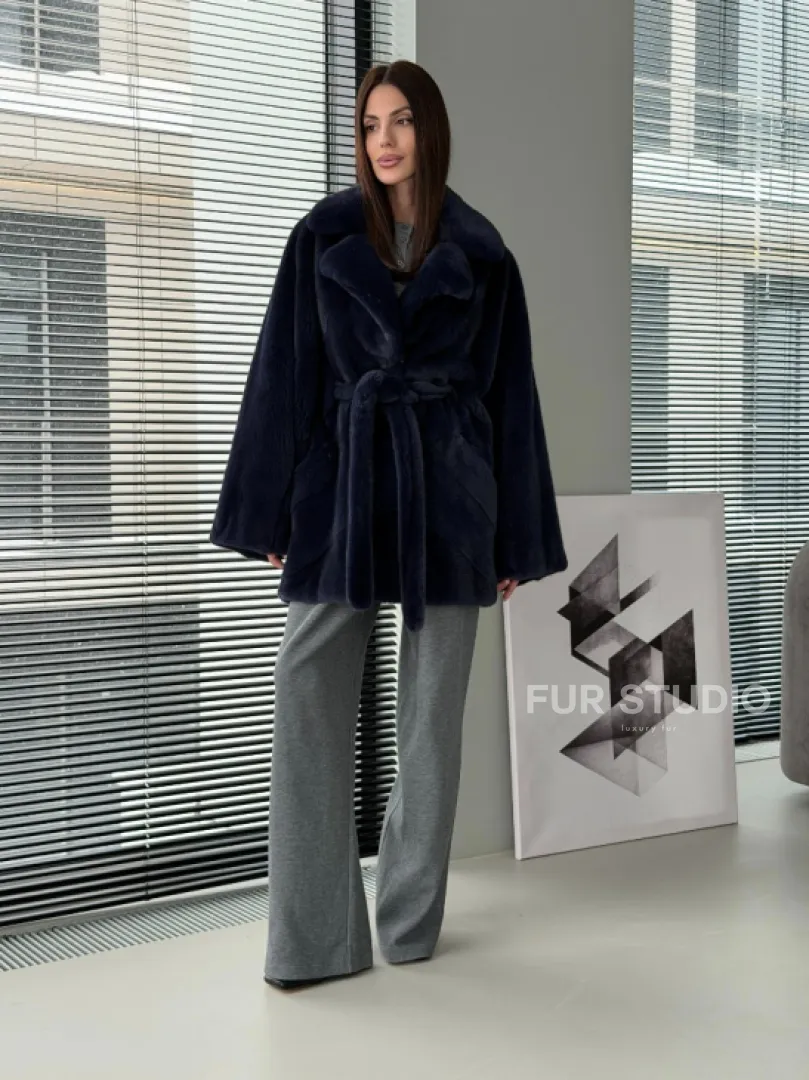 Шуба из аукционного меха норки Kopenhagen Fur 