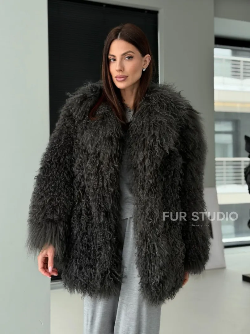 Шубка из ламы - фото 8