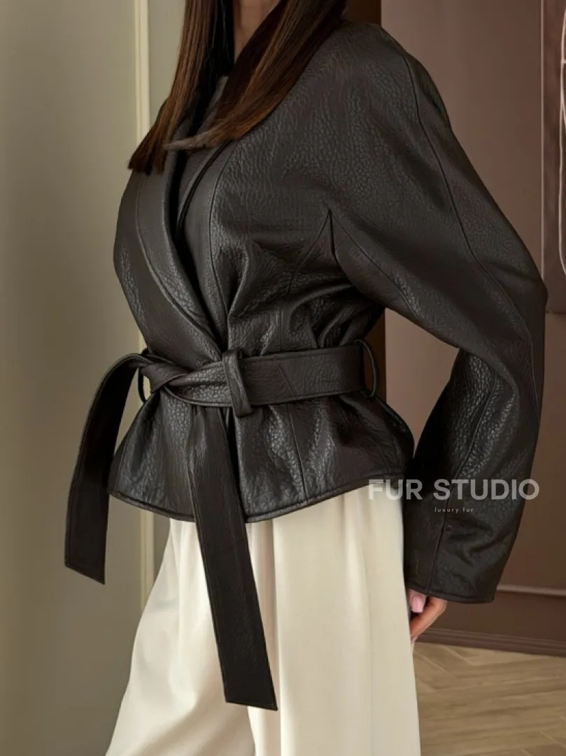 Куртка из натуральной кожи PREMIUM COLLECTION - фото 3