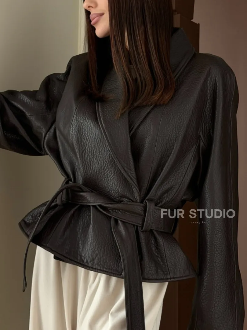 Куртка из натуральной кожи PREMIUM COLLECTION - фото 1