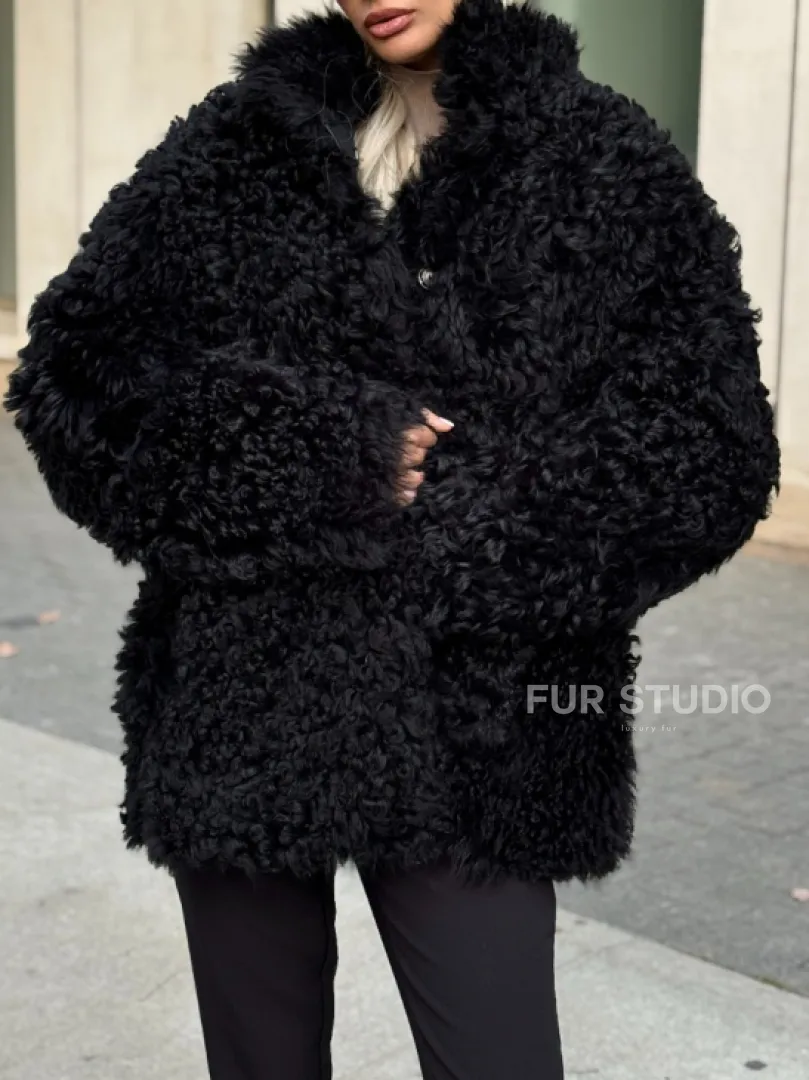 Дубленка из натуральной овчины Тиградо - фото 2