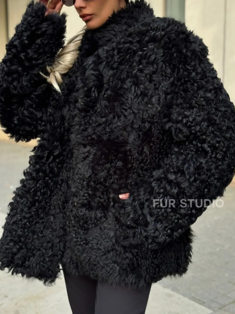 Дубленка из натуральной овчины Тиградо - фото 1