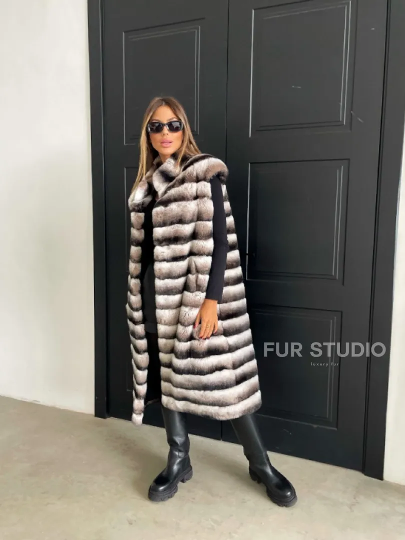 Жилет из меха орилага - фото 0