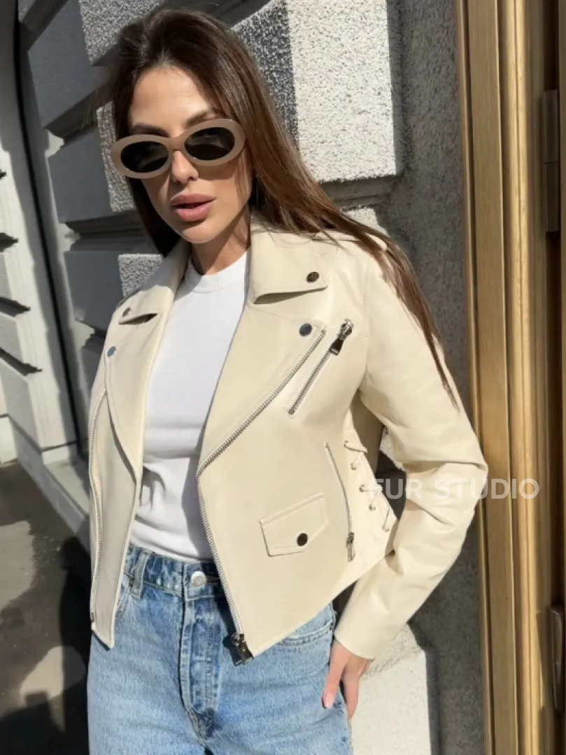 Куртка - косуха из натуральной кожи - фото 2