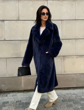 Норковая шуба цельный мех Saga furs