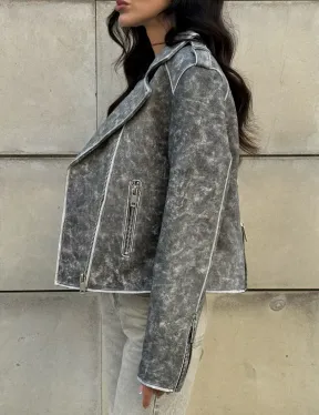 Косуха из натуральной кожи  VINTAGE COLLECTION