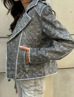 Косуха из натуральной кожи  VINTAGE COLLECTION