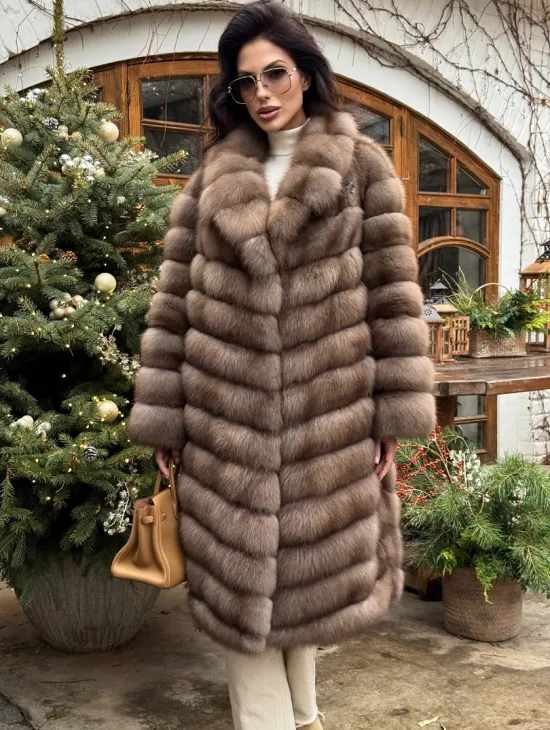 Манто из меха куницы