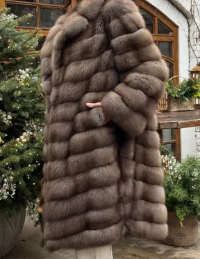 Манто из меха куницы