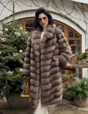 Манто из меха куницы