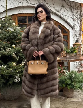 Манто из меха куницы