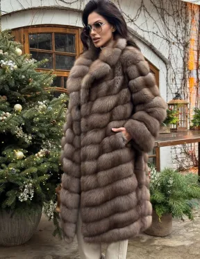 Манто из меха куницы