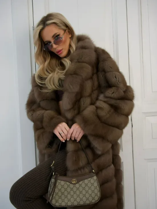 Шуба из куницы