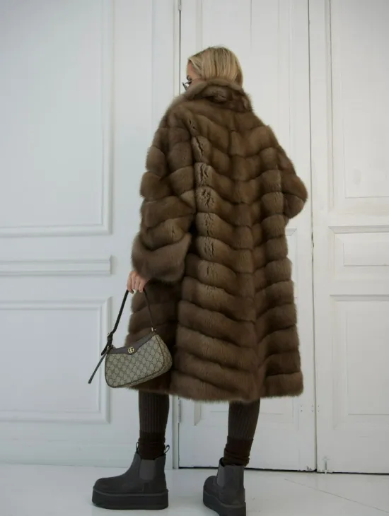 Шуба из куницы