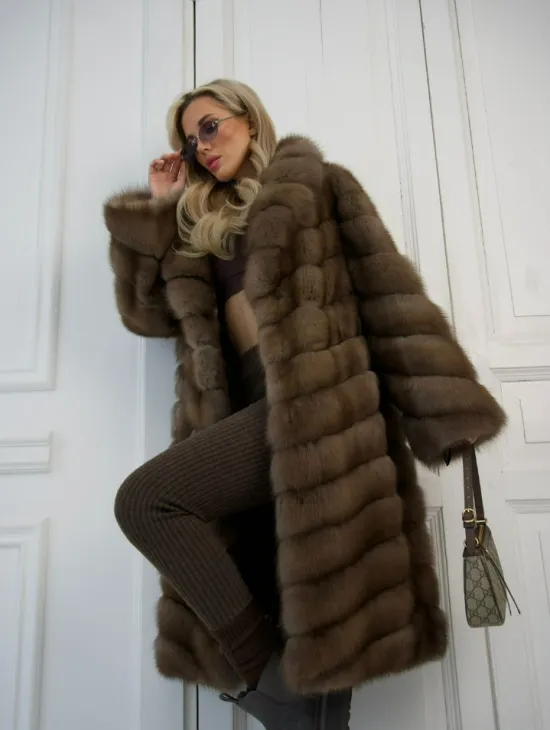 Шуба из куницы