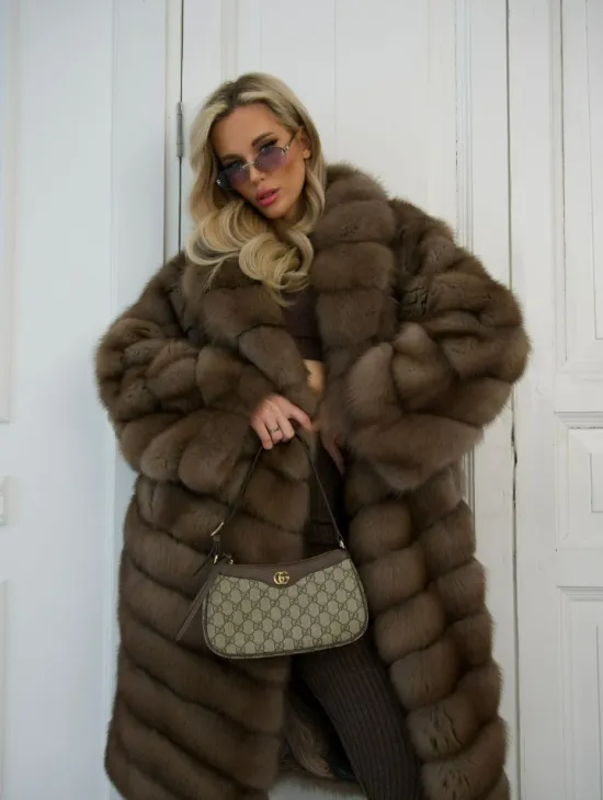 Шуба из куницы