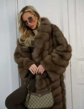 Шуба из куницы