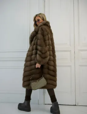 Шуба из куницы