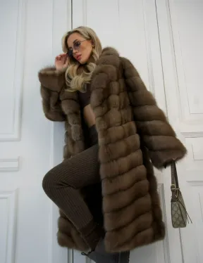 Шуба из куницы