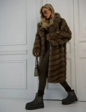 Шуба из куницы