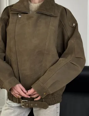 Популярная натуральная женская кожаная куртка-бомбер  