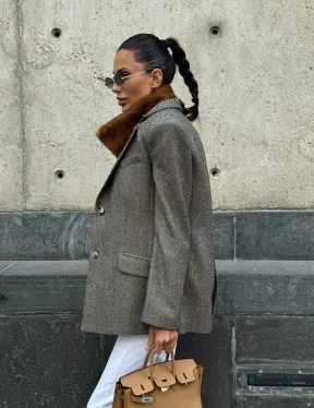 Меховая манишка из норки