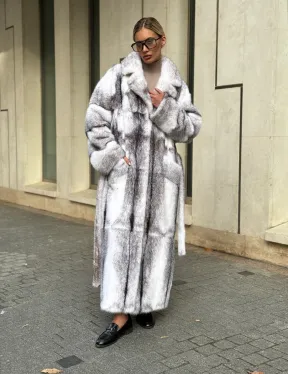 Норковая шуба - крестовка