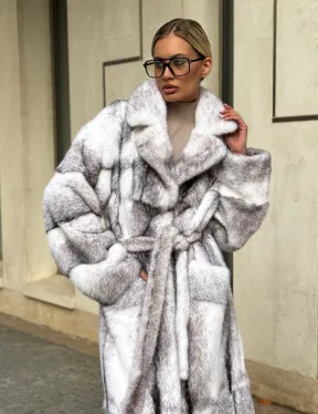 Норковая шуба - крестовка