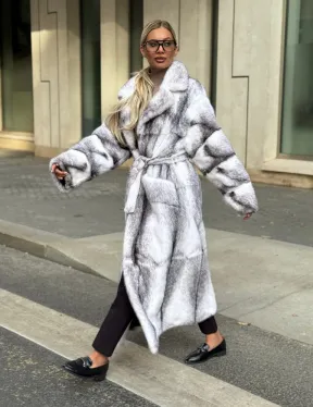 Норковая шуба - крестовка