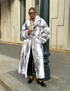 Норковая шуба - крестовка