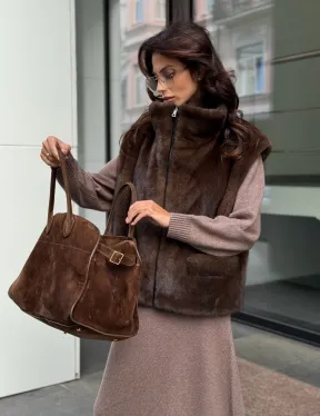 Жилет из норки