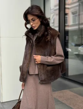 Жилет из норки