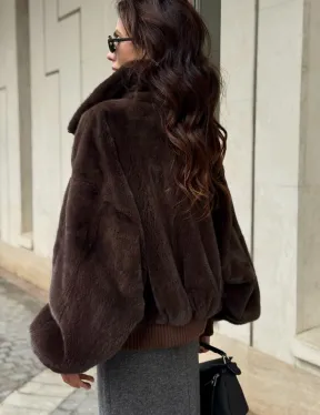 Норковая шуба - бомбер