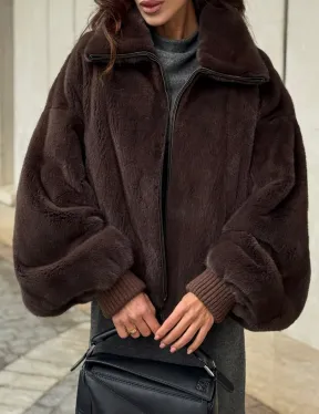 Норковая шуба - бомбер