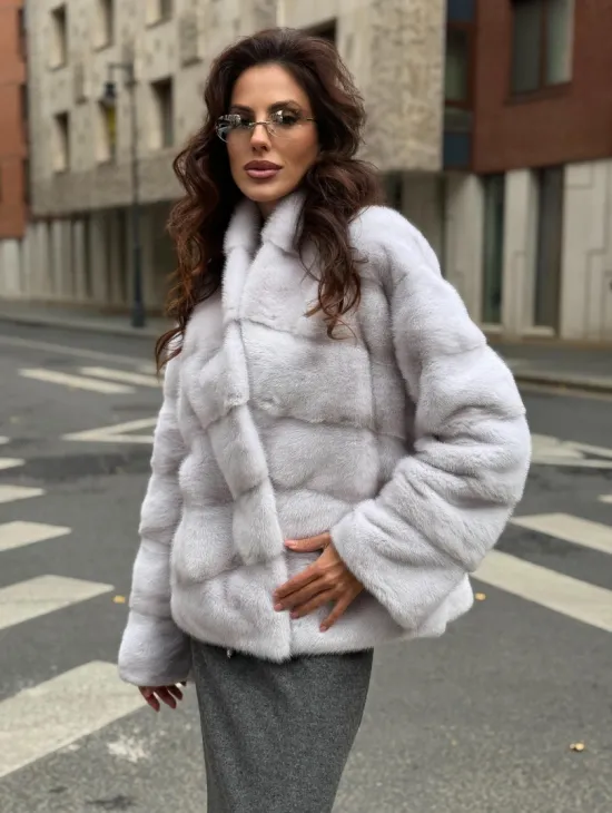 Шуба норковая - короткий жакет