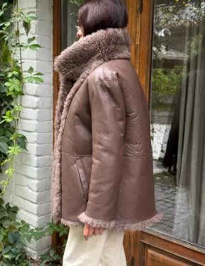 Шуба - дубленка двухсторонняя