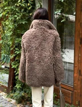 Шуба - дубленка двухсторонняя