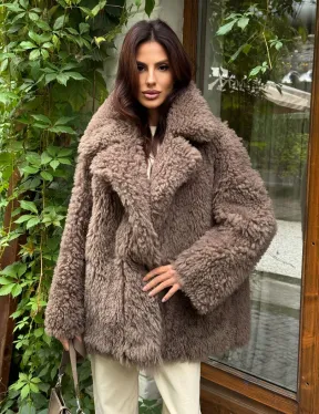 Шуба - дубленка двухсторонняя