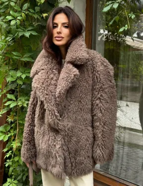 Шуба - дубленка двухсторонняя