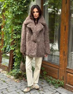 Шуба - дубленка двухсторонняя