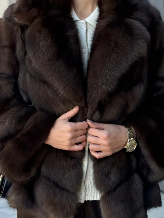 Полушубок из соболя