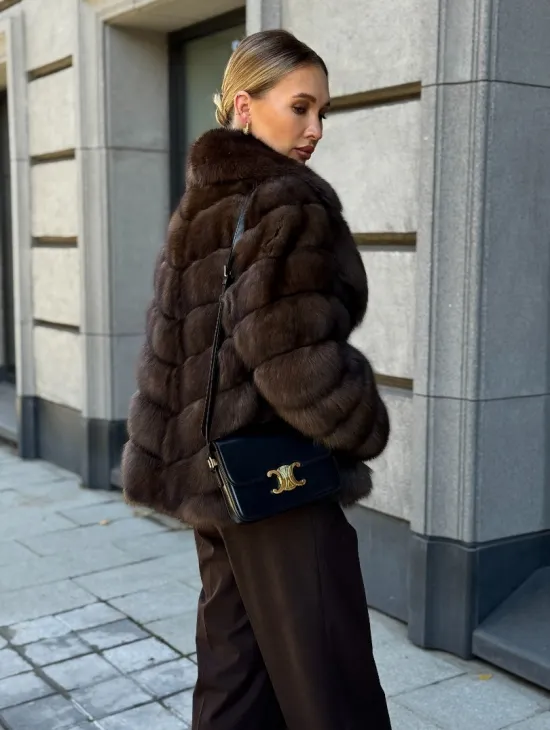 Полушубок из соболя