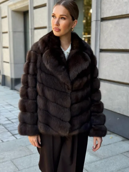 Полушубок из соболя