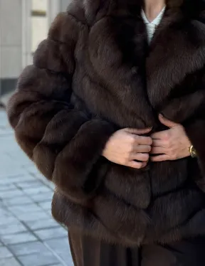 Полушубок из соболя