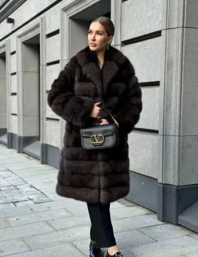 Шуба из соболиного меха