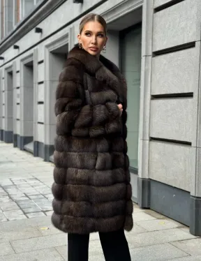 Шуба из соболиного меха