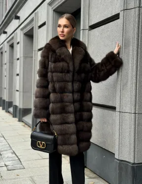 Шуба из соболиного меха